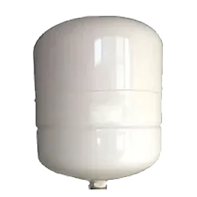 The booster set’s white pressure tank