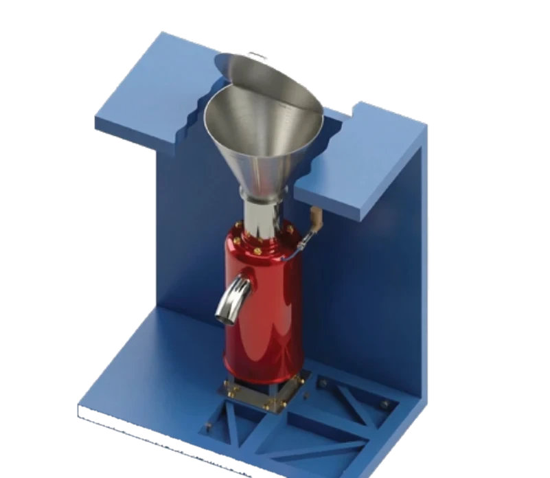 TB Series crusher with batch feed cone and cover