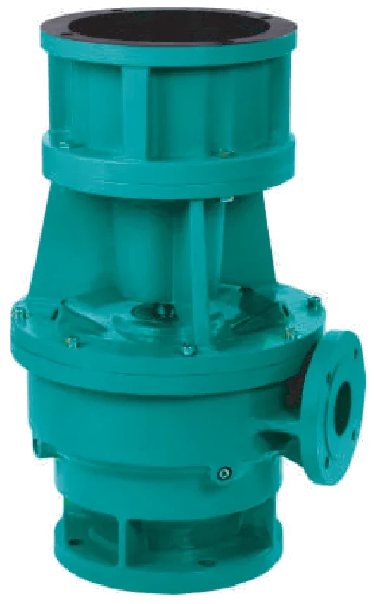 PMT-R series remote-drive macerator with reduced outlet