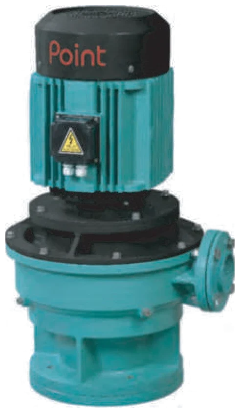 PMT series macerator with integrated motor and reduced outlet