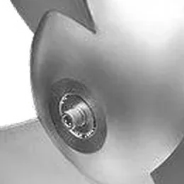 Propeller hub and shaft end