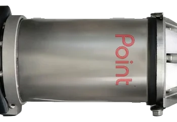 Stainless steel submersible motor body with the Point name