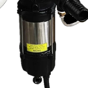 Stainless steel submersible pump motor with its cable